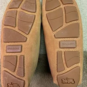 Coach shoes for men real lamb fur Brown suede size 9.5 COACH Leather Shearling Sheep Fur Black Men | Mercari main image 4